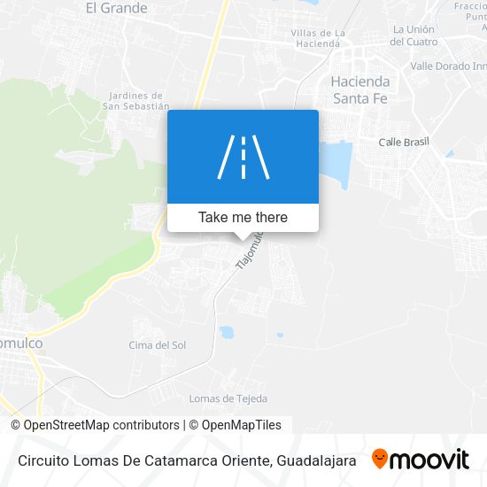 Mapa de Circuito Lomas De Catamarca Oriente