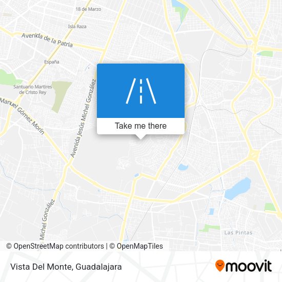 Mapa de Vista Del Monte