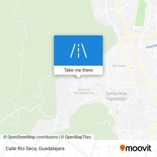 Calle Río Seca map