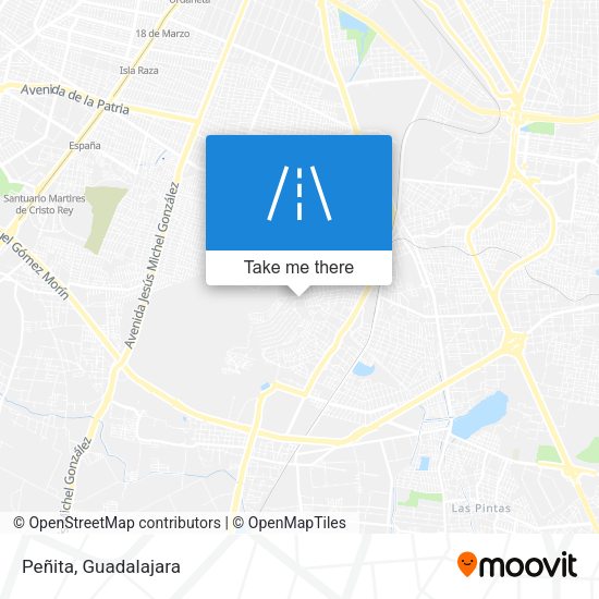 Mapa de Peñita