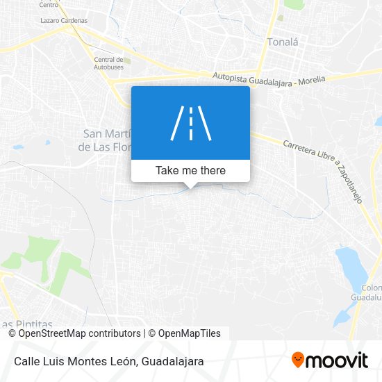 Calle Luis Montes León map