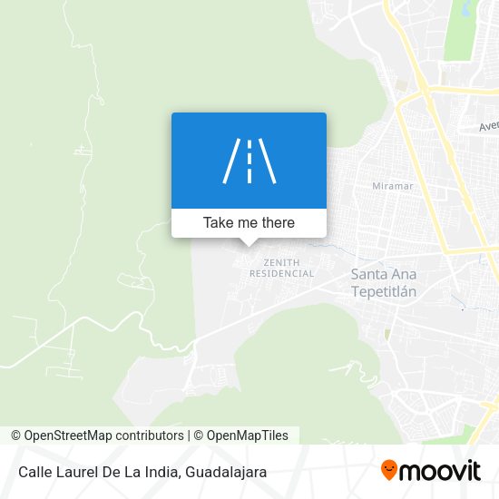 Calle Laurel De La India map