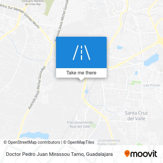 Doctor Pedro Juan Mirassou Tarno map
