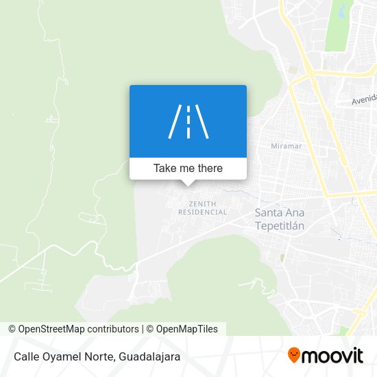 Calle Oyamel Norte map