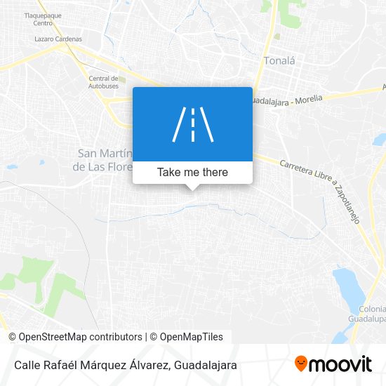 Mapa de Calle Rafaél Márquez Álvarez