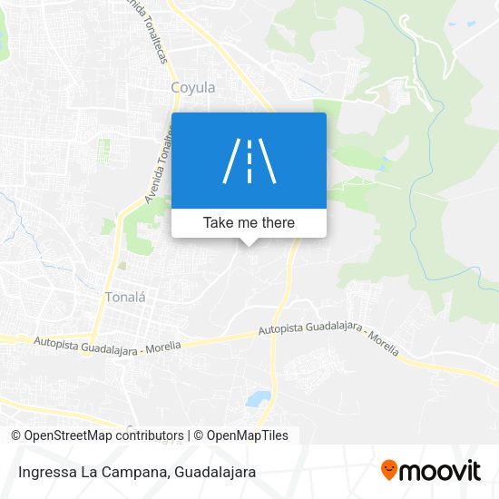 Mapa de Ingressa La Campana