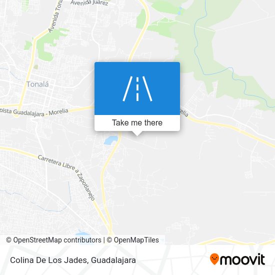 Colina De Los Jades map