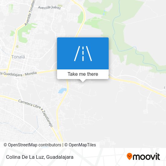 Colina De La Luz map