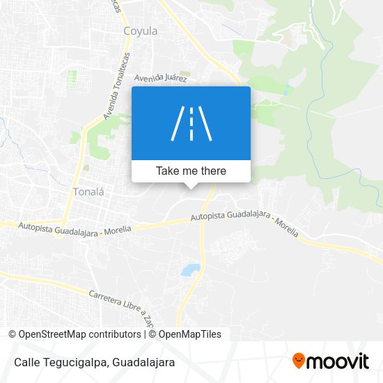 Mapa de Calle Tegucigalpa