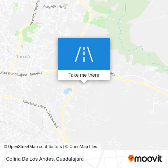 Colina De Los Andes map