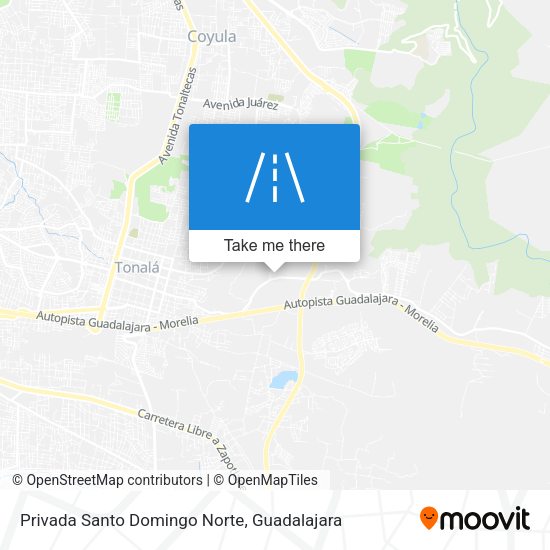 Privada Santo Domingo Norte map