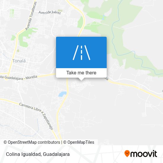 Mapa de Colina Igualdad