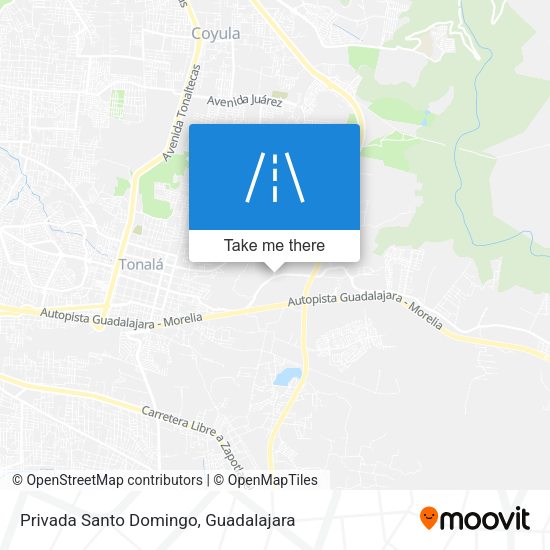Privada Santo Domingo map