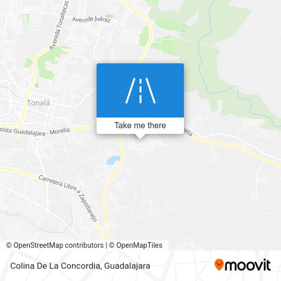 Colina De La Concordia map