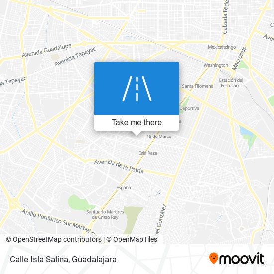 Calle Isla Salina map