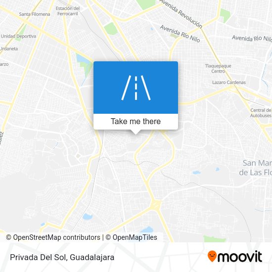 Mapa de Privada Del Sol