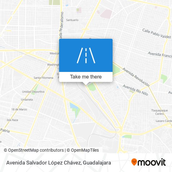 Mapa de Avenida Salvador López Chávez