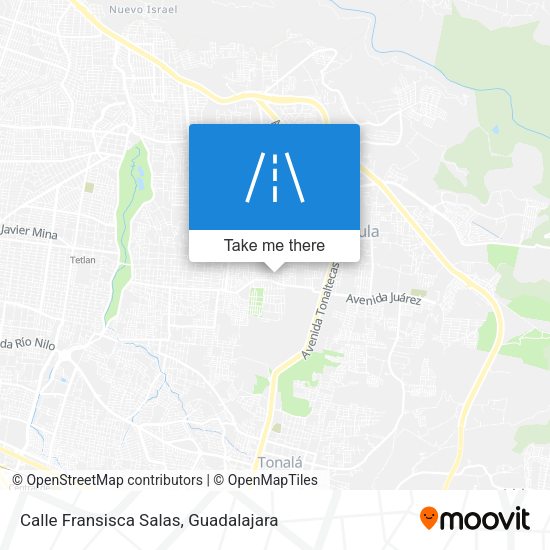Calle Fransisca Salas map
