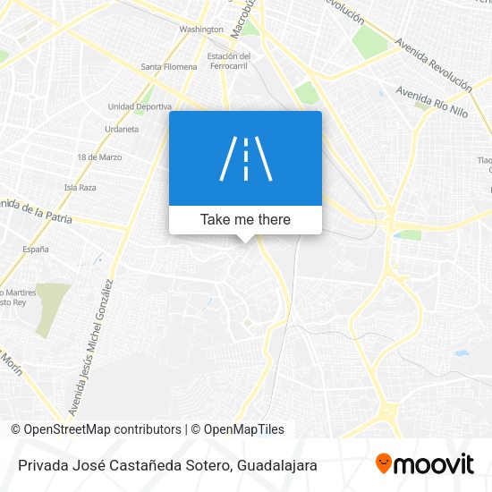 Privada José Castañeda Sotero map
