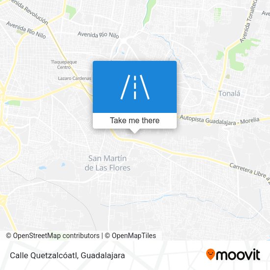 Calle Quetzalcóatl map