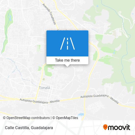 Mapa de Calle Castilla