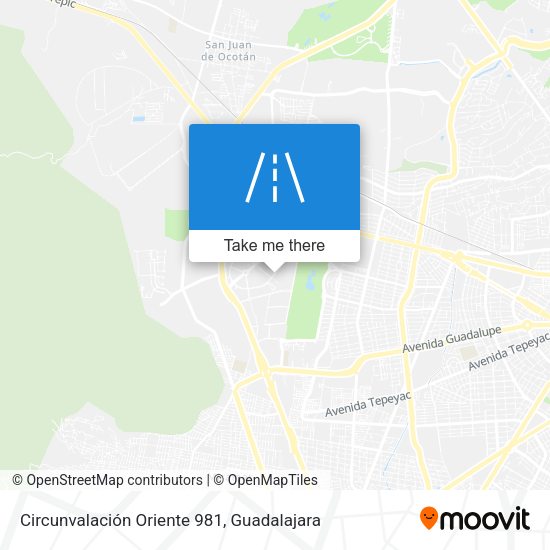 Circunvalación Oriente 981 map