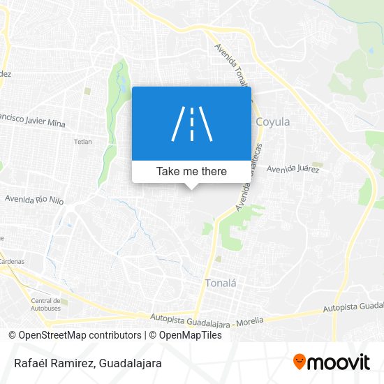 Mapa de Rafaél Ramirez