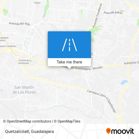 Quetzalcóatl map