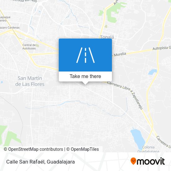 Calle San Rafaél map