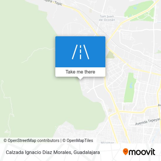 Calzada Ignacio Díaz Morales map