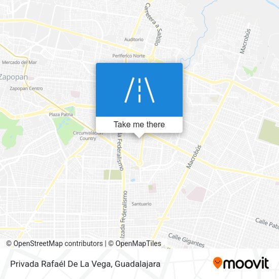 Mapa de Privada Rafaél De La Vega