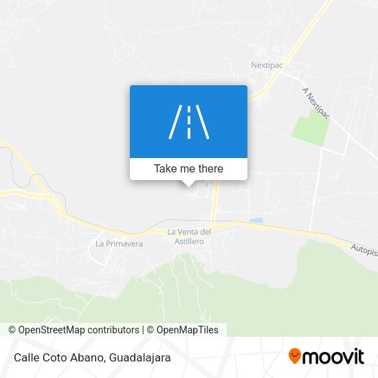 Mapa de Calle Coto Abano
