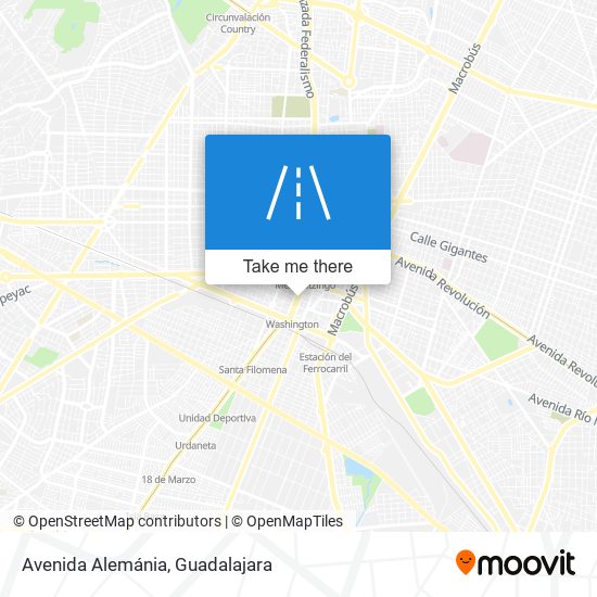 Avenida Alemánia map