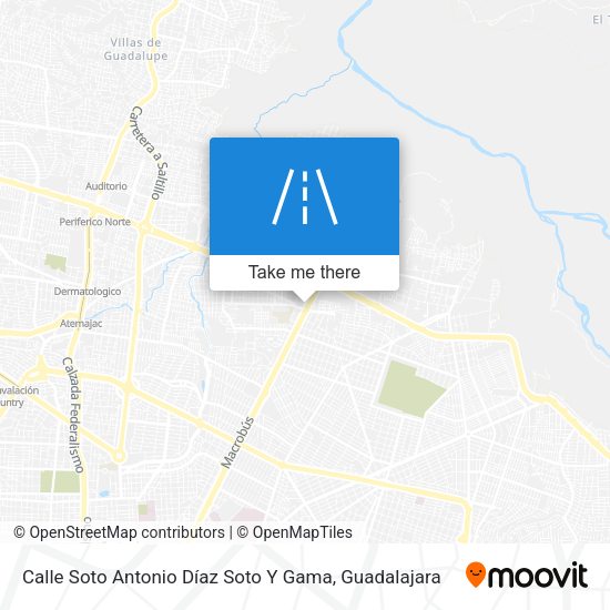 Calle Soto Antonio Díaz Soto Y Gama map