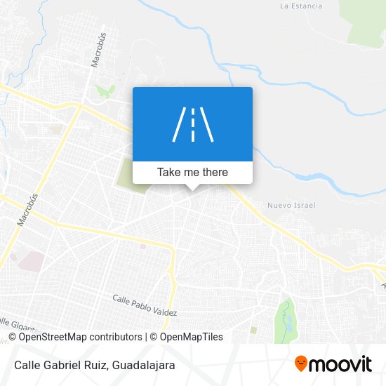 Mapa de Calle Gabriel Ruiz