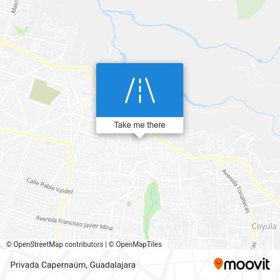 Privada Capernaúm map
