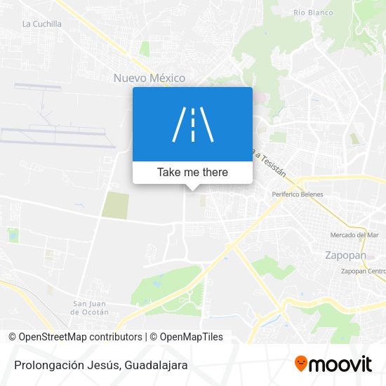 Mapa de Prolongación Jesús
