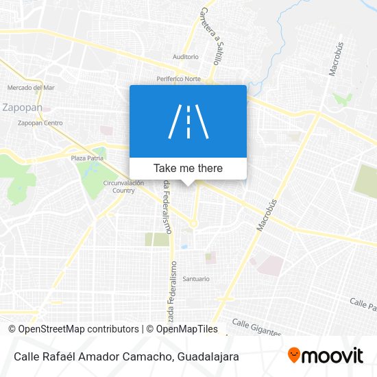 Calle Rafaél Amador Camacho map