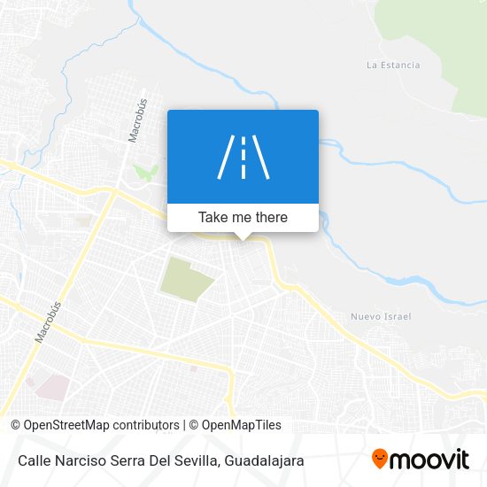 Mapa de Calle Narciso Serra Del Sevilla
