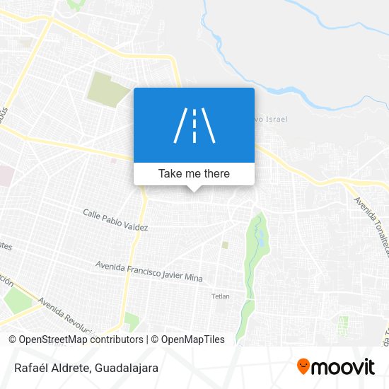 Mapa de Rafaél Aldrete