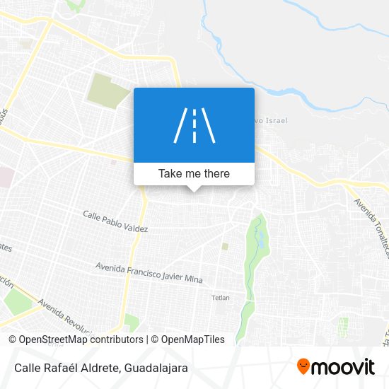Calle Rafaél Aldrete map