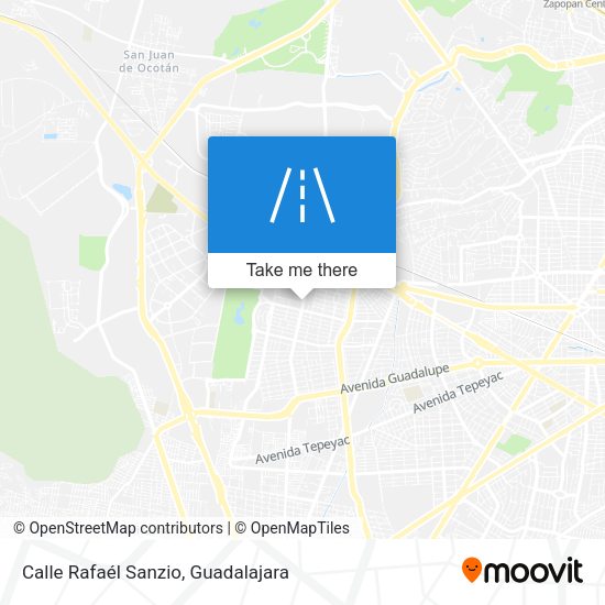 Calle Rafaél Sanzio map
