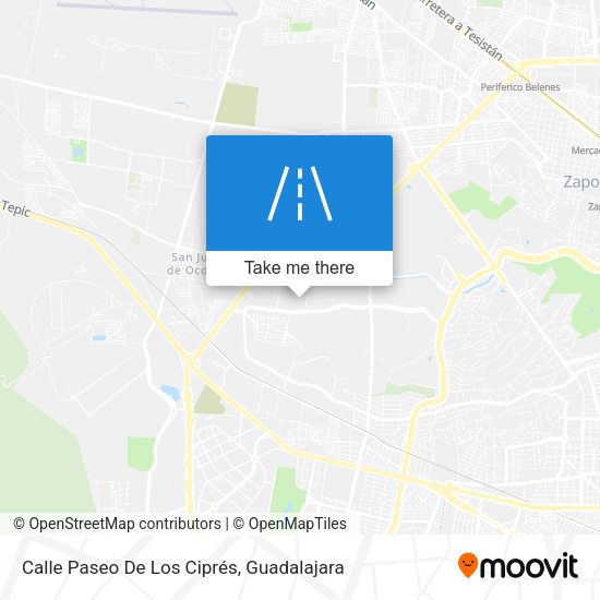 Calle Paseo De Los Ciprés map