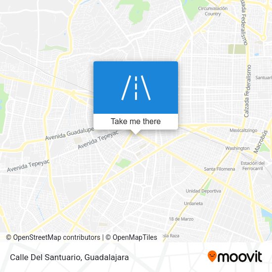 Calle Del Santuario map