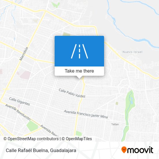 Calle Rafaél Buelna map