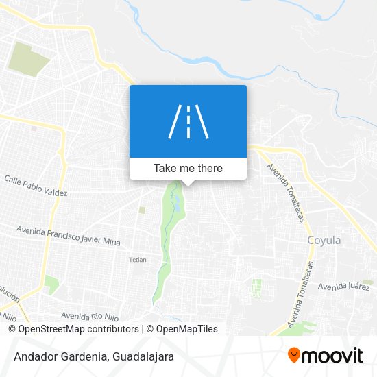 Andador Gardenia map