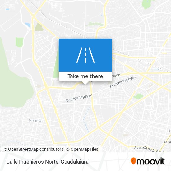 Calle Ingenieros Norte map