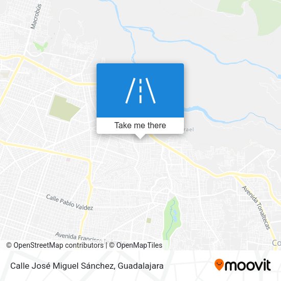 Calle José Miguel Sánchez map