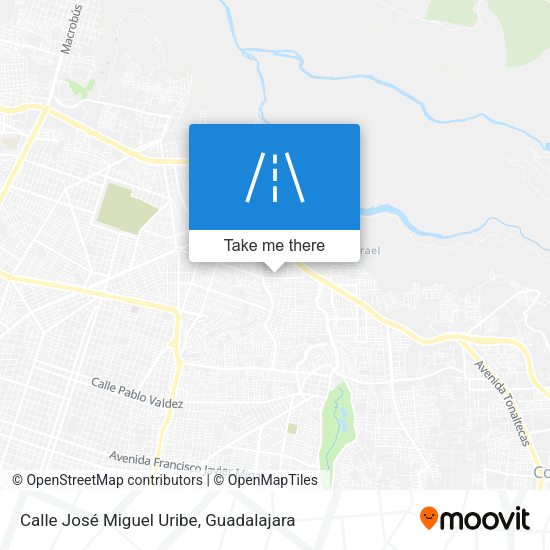 Calle José Miguel Uribe map