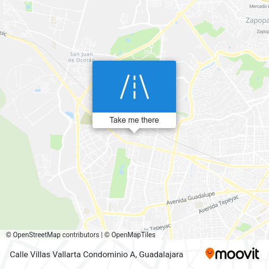 Calle Villas Vallarta Condominio A map